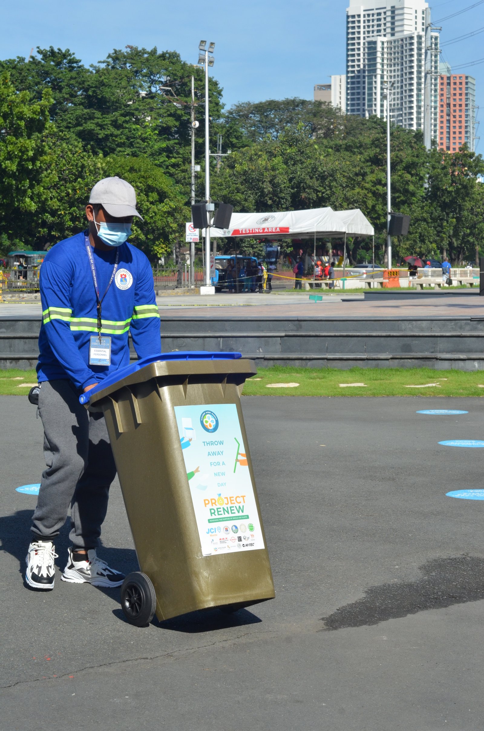 Upcycled-Mobile Trash-Bin-Turnover-Event-Manila